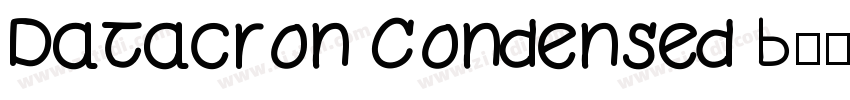 Datacron Condensed B字体转换